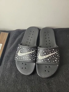 Bling Nike Slides Benassi JDI Size 7 - Picture 1 of 7