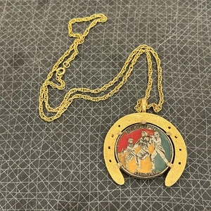 Vintage Sammlerstück BiCentennial Spirit of 1776 Medaillon Münze Halskette Anhänger - Bild 1 von 5