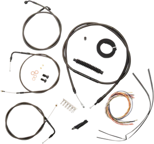 LA Choppers Complete Handlebar Cable And Brake Line Kits LA-8140KT2-13M - Picture 1 of 1