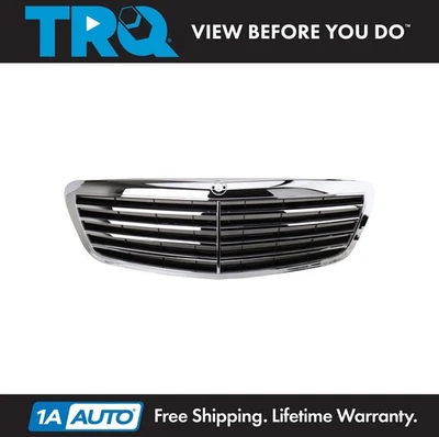 TRQ Front Upper Grille Fits 2007-2010 Mercedes-Benz S550 S600 S65 AMG Foto 1 de 4