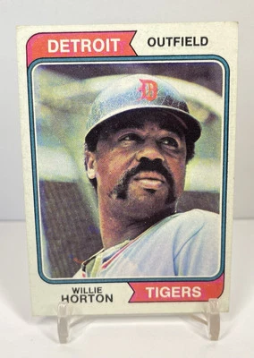 1974 Topps Baseball #115 Willie Horton Detroit Tigers Card - Image 1 of 2