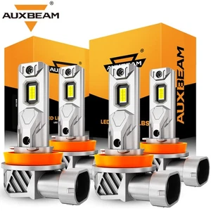 For Toyota Tacoma 2016-2025 AUXBEAM H11 H9 LED Headlight High Low Beam 6500K 4x - Picture 1 of 12