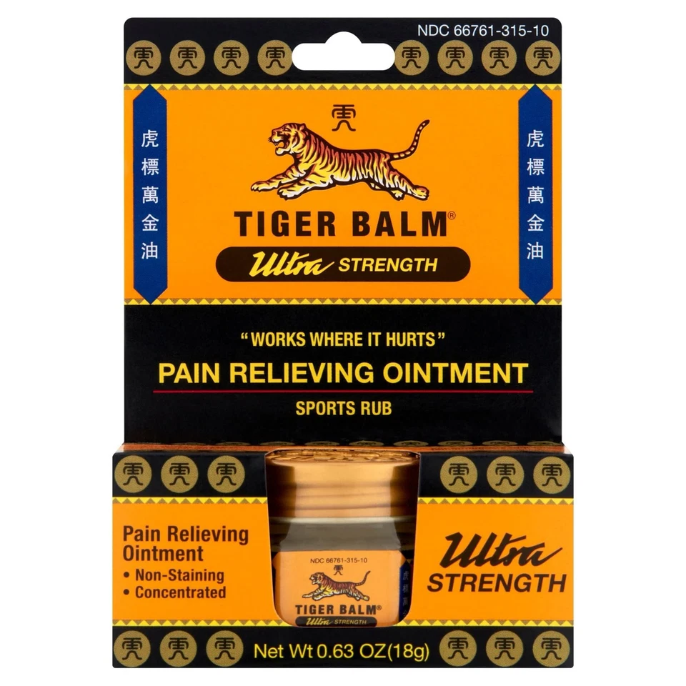 Tiger Balm Ultra Strength 0.63 oz (Pack of 6) - Image 1 of 4
