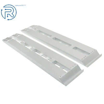 2× 60''×12'' 6500LBS  Aluminum Ramps Slip-Proof Knife Foot For Car Trailer Truck - Image 1 of 4
