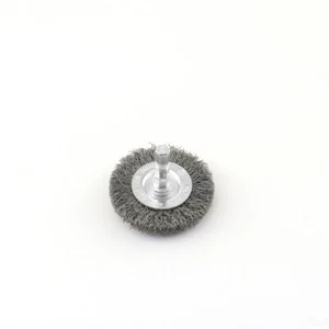 Wire Wheels, Mounted, Crimped Steel Metal- 2" Fine - Picture 1 of 1