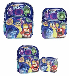 INSIDE OUT BACKPACK &/OR LUNCH BOX SET! BLUE SCHOOL BAG TOTE 14" OR 16" NWT - Picture 1 of 8
