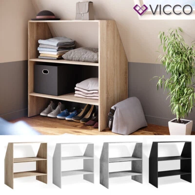 Dachschrägenregal Bücherregal Wandregal Regal Standregal Dachschräge Vicco   - Bild 1 von 3