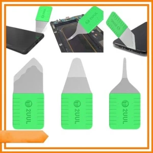 3x Phone Repair LCD Screen Opening Tool Back Cover Metal Thin Pry Opener Spudger - Picture 1 of 10