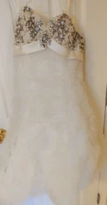 Nuevo con etiquetas Vestido Terani Couture Lentejuelas Cristal Gemas Talla 0 - Imagen 1 de 10