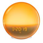 FM Radio Dual Alarms Clock with Sleep Aid Mode and Adjustable Light Brightness