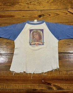 Vintage 70s 80s Jim Morrison Doors Band Tee L Raglan Rare Music Classic Rock USA - Bild 1 von 20