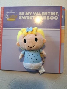Libro y mini peluche Hallmark Itty Bittys BE MY VALENTINE, SWEET BABBOO - Imagen 1 de 2
