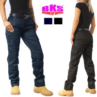 Ladies Womens Cargo Combat Work 