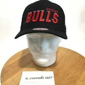 NWT Mitchell & Ness Men's Hat NBA Draft Chicago Bulls Black Snapback Cap Hat OS - Picture 1 of 8