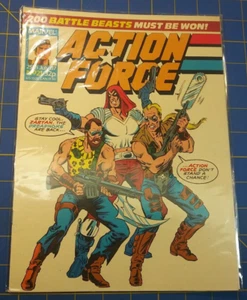 200 Battle Beasts Must Be Won Action Force Cómic Nº 21 Marvel 25 de julio de 1987 Reino Unido - Imagen 1 de 14