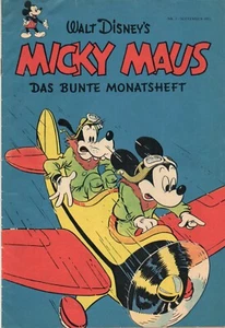 Cuaderno de cómics de Mickey Mouse reimpresión n.º 1 de septiembre de 1951 cuaderno de coleccionista de Walt Disney - Imagen 1 de 5