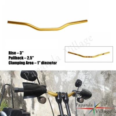1 in Handlebar 2.5 Pullback Handle Bar Fits Harley Softail Street Bob Sporster - Image 1 of 4