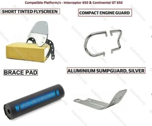 Pack De 4 Accessoires Pour Royal Enfield Interceptor 650 Continental GT 650 AEs - Photo 1/6