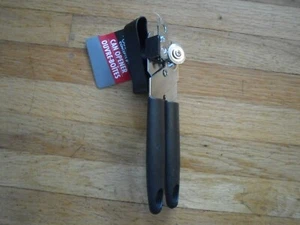 New ! 7.5" Tall Manual Compact Cooking Kitchen Can Opener Silver Black - Picture 1 of 1