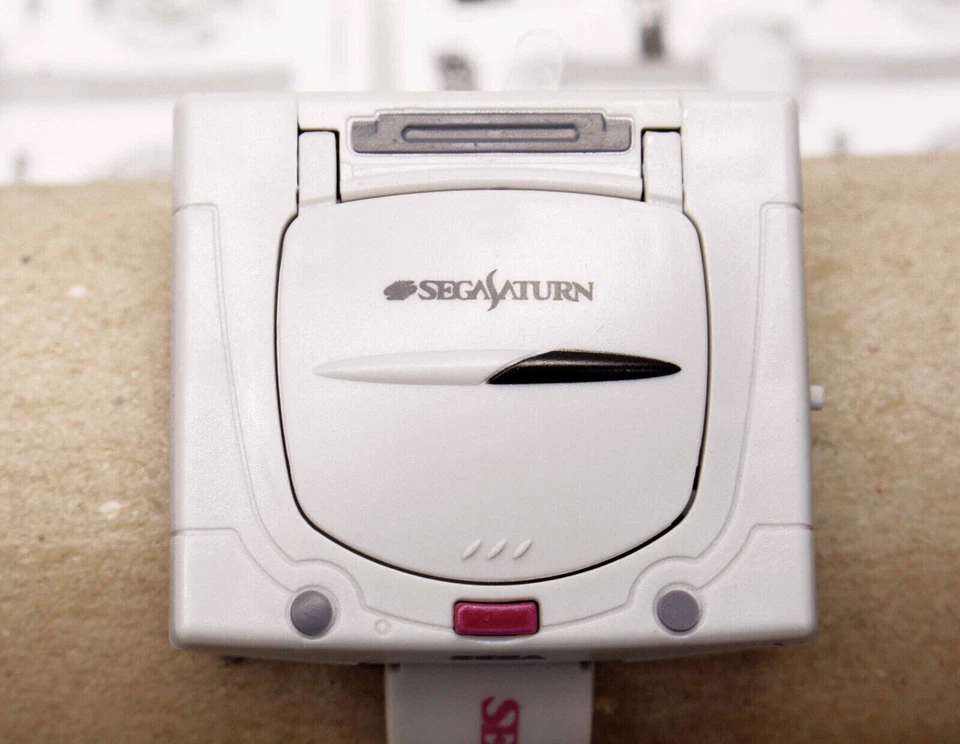 SEGA SATURN HST-001 GREY OROLOGIO DA POLSO x1 WRISTWATCH TAKARA TAKARA TOMY