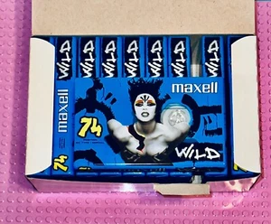 MAXELL WILD 74 TYPE I BOX OF 10 TAPES (10) (SEALED) - Picture 1 of 3