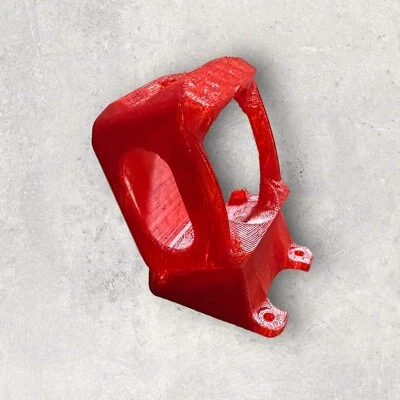 AOS 5 Action 2 3D Printed TPU Mount - 30 Degree Angle - Transparent Red - Image 1 of 4