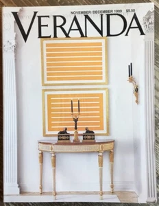 Veranda Magazine November - December 1999 Home & Garden Accessory Decor Design - Picture 1 of 3