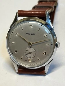 Orologio NIVADA anni '50 - Vintage Uhr Handaufzug - sehr guter Zustand - Bild 1 von 12
