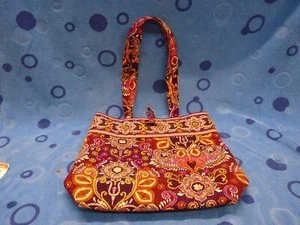Vera Bradley East West Tote Bag in Safari Sunset Pattern EUC - Picture 1 of 7