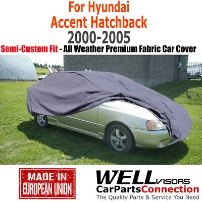 WellVisors All Weather Car Cover For 2000-2005 Hyundai Accent Hatchback - Image 1 of 4