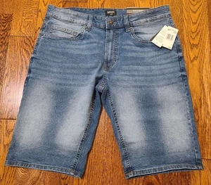 $ 69 Buffalo David Bitton Evan schmale Passform gerades Bein Denim Jeans Shorts Herren 34 - Bild 1 von 3