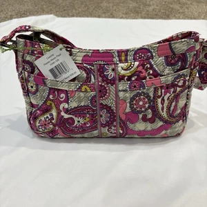 Bolso de hombro Vera Bradley Cassidy en PAISLEY SE ENCUENTRA CON CUADROS. Cartera nueva con etiquetas - Imagen 1 de 9