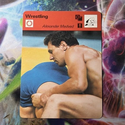 Tarjeta de lucha libre Sportscaster “Alexander Medved” (1977 Lausana 03 005 15-08) Foto 1 de 2