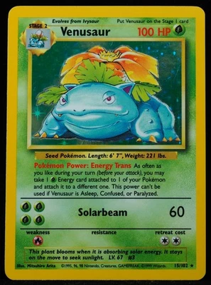 Venusaur #15 NM-/VLP Pokemon Card - Image 1 of 3