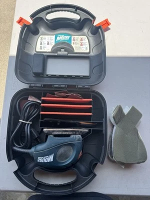 Black & Decker Mouse MS500 Sander/Polisher w/ Accessories TESTED WORKS - Image 1 of 4