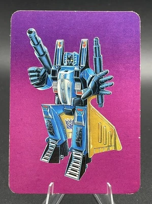 1985 Hasbro Transformers Cards #99 Dirge Rare Purple Variation SP - Image 1 of 2