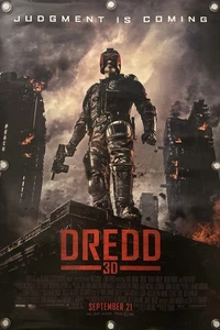 DREDD 3D Original One Sheet Movie Poster - 2012 - Picture 1 of 11