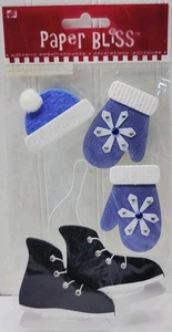 Paper Bliss Stickers For Scrapbooking Skater Boy Theme Ice Skating Rare 2004 - Picture 1 of 4