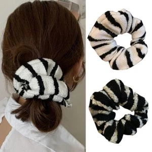 Woolen Fabric Hair Ring - Elastic Hair Bands Rubber Band Woman Hair Accessories - Picture 1 of 14