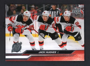 2023-24 Upper Deck Extended Triple Exposure Achievement #TE-5 Jack Hughes - Bild 1 von 2