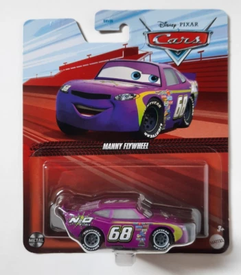 CARS Disney pixar MANNY FLYWHEEL N20Cola nr. 68  2021 RARO mattel 1/55 maclama - Immagine 1 di 4