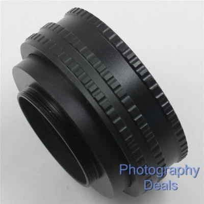 M52 to M42 17-31mm Adjustable Focusing Helicoid Adapter Macro Extension Tube - Image 1 of 4