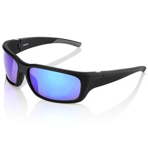 GOMEXUS Rectangle Sunglasses for Men Fishing Sungla Great Polarization Lens CR39 - Picture 1 of 9