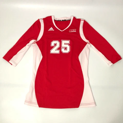 Sacred Heart Pioneers Adidas Womens Jersey Small Red White NCAA Volleyball #25 Cover