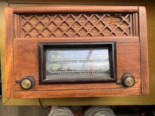 Vintage GE AM Tube Radio - Model 221 - Wood Case - For Parts