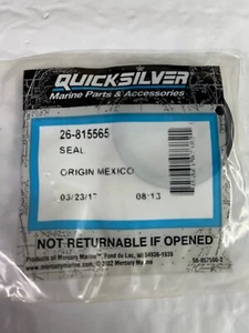 Quicksilver Mercury Mercruiser 26-815565 Bearing Carrier Oil Seal NEW OEM NOS - Bild 1 von 2