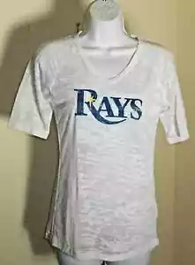 Tampa Bay Rays 4Her by Carl Banks Women's Burned Out T-Shirt Size M - Picture 1 of 2