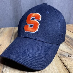 Syracuse Orange Hat Orangemen NCAA College One-Fit FlexFit Top Of The World Navy - Picture 1 of 22
