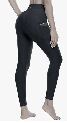 Women High Waist Yoga Pants W/pocket, BRAND NEW! Size 3XL BLACK- FAFAIR brand - Image 1 of 4