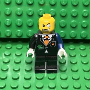 LEGO Dollar Bill minifigure Agents 8968 agt023 No Hair - Picture 1 of 2
